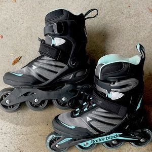 Rollerblades zetrablade inline skates women size 7